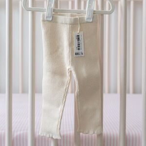 NWT Rylee and Cru Natural Leggings - Size 6-12mo